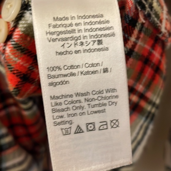 J. Crew Classic Plaid shirt size 6 - Picture 9 of 11